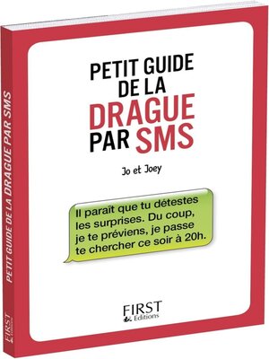 cover image of Petit Livre de--Drague par SMS